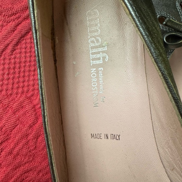 Amalfi Nordstrom Metallic Flats Ballet Slipper Shoes Size 8.5 B. Quality. - Picture 6 of 7